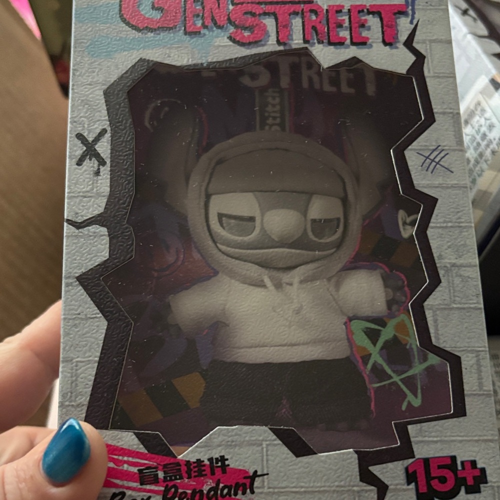 Gen Street Gray and Black Stuffed Animal